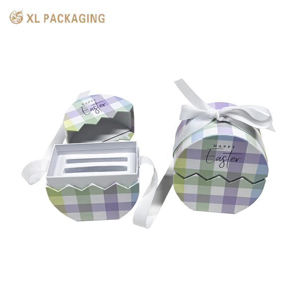 XL Packaging Custom Custom Gift Box Packaging Factory Luxury Custom Gift Box Custom Easter Candy Gift Box Egg Shape Printed Corrugated Kraft Paper For Chocolate