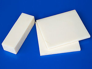 Лист 60 x 600 x 1200mm Derlin/POM/белый просвечивающий пластичный лист