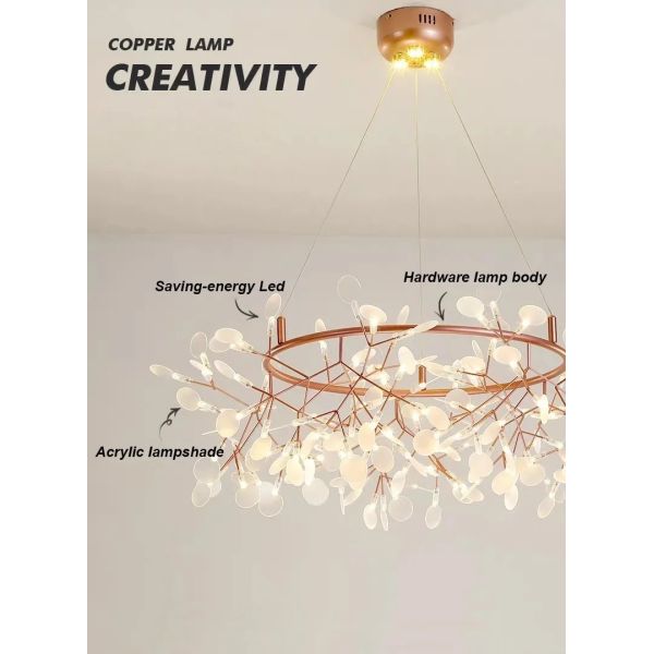 Heracleum chandelier Firefly LED lamp  Heracleum III Pendant（WH-AP-613）