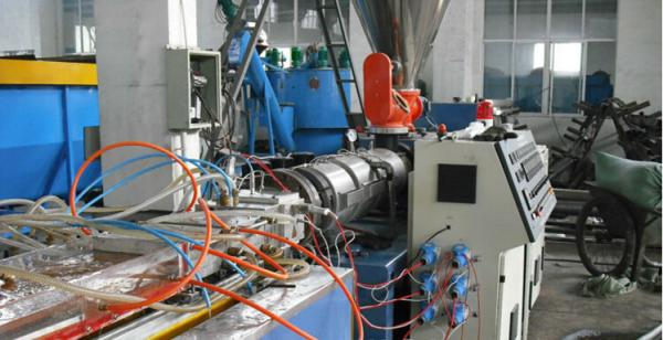 Artificial Marble Wood Plastic Composite Extrusion Line , PVC Profile Extrusion Machine