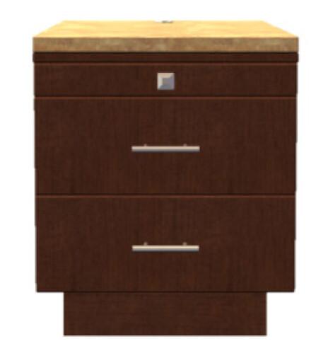 Wooden hotel furniture stone top night stand/bed side table NT-0006