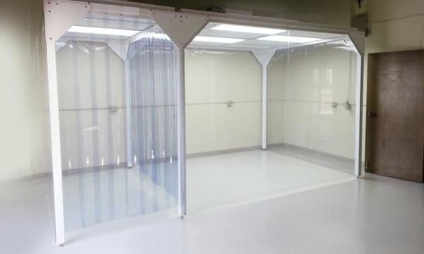 Portable Modular Clean Room Medical Clean Room System With Glass Door