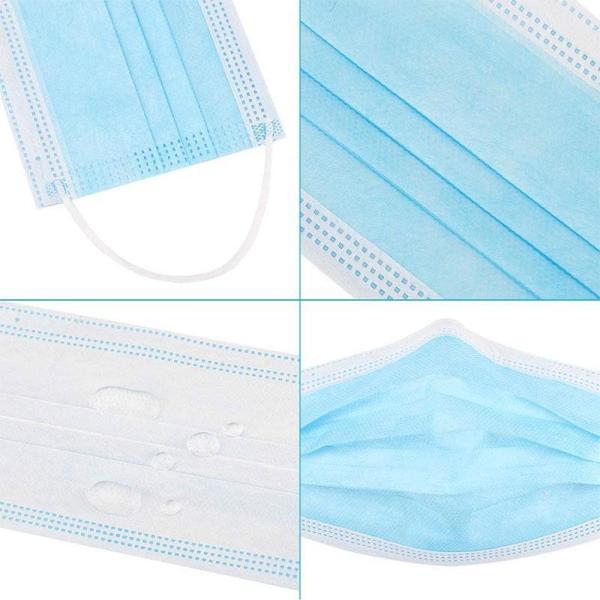 Hypoallergenic 3 Layer Disposable Medical Face Mask