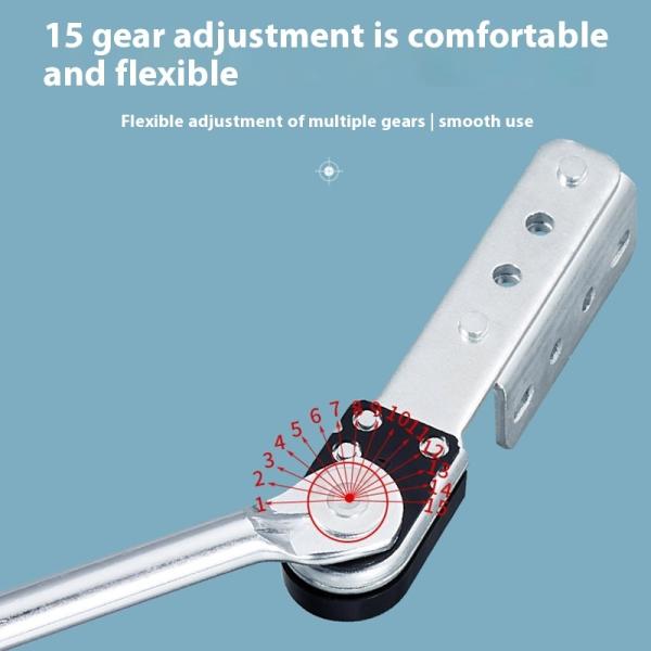 New Hardware Accessories Sofa Headrest Hinge Furniture Connection Angle Adjuster Ratchet Folding Armrest Furniture Hinge