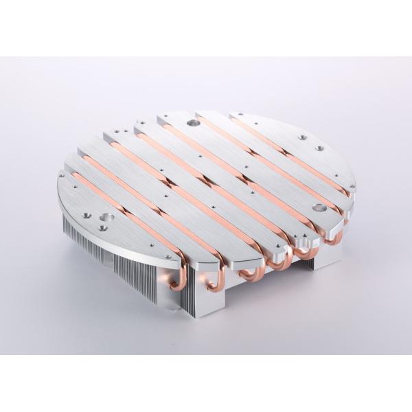 Алюминиевый сплав, медный металл трубы жары теплоотвода трубы штемпелюя силу 300В этапа светлую