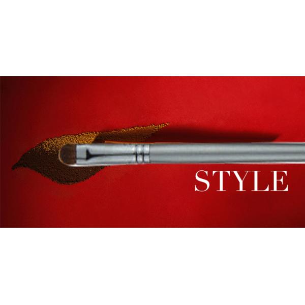 Silver Eyeshadow Concealer Makeup Brush Wood Handle And Weasel Hair For Eyes