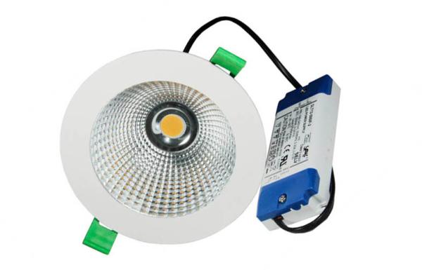Opal Reflector 720LM 10.5W Bridgelux COB LED Down Light With 45°Die-cast Aluminum