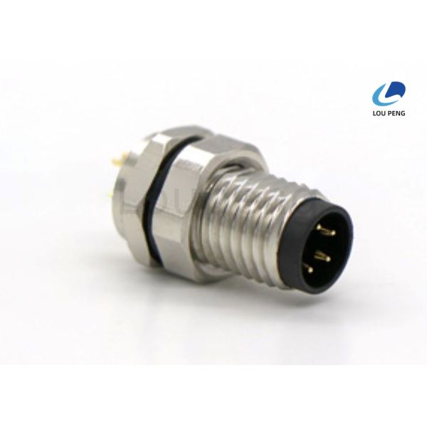 Thermoplastic Circular Connector Gold Plated Contacts Copper Alloy Material Designed for Secure and Signal Transmission
