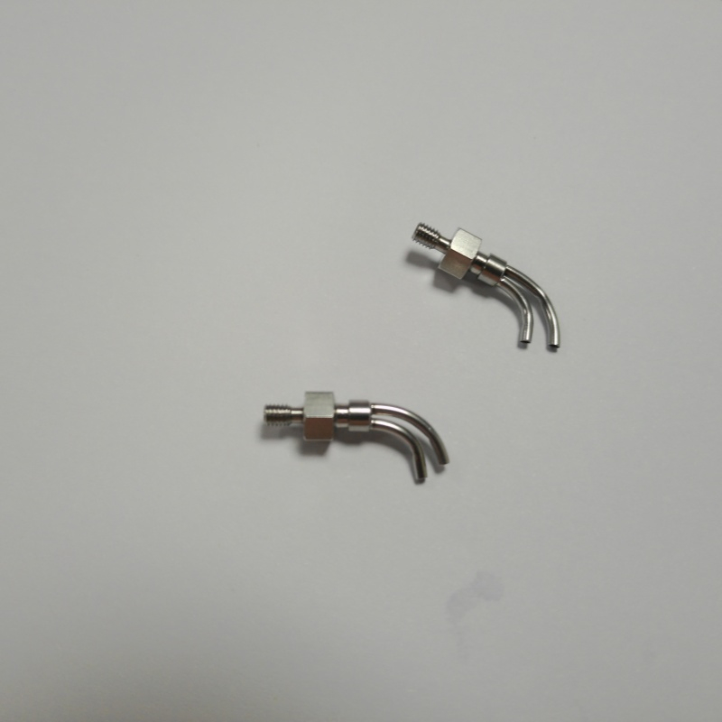 304 Stainless Steel Bending Double Pipe Medical Spray Needle CNC Accessories Customization