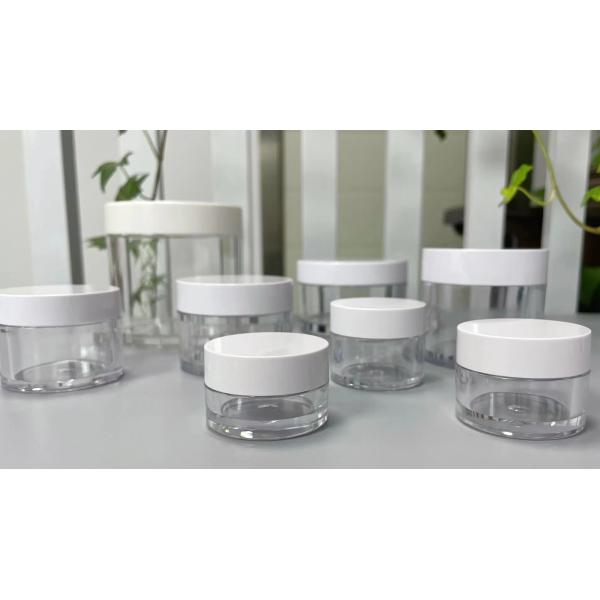 JL-JR819 Travel Single Wall PETG Cream Jars 5g 15g 20g 30g 50g 80g 100g 200g