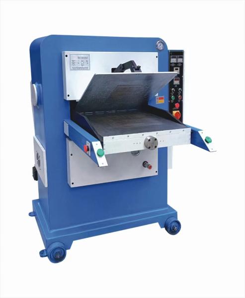 Leather Production Machinery 120 Ton Full Automatic Hydraulic Industrial PU Leather Embossing Machine for Wallet Shoe Belt Production