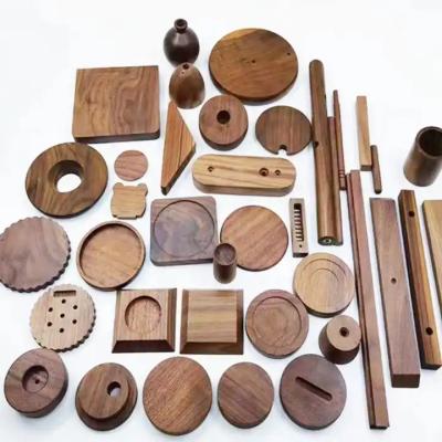 ± 0,1 mm Partes de torno de madeira personalizadas Móveis Partes usinadas