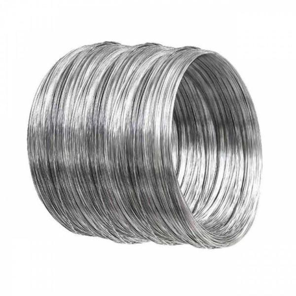Fio de malha de solda de aço inoxidável de 0,15-12 mm meio fio duro para cerca de solda de malha de tecelagem