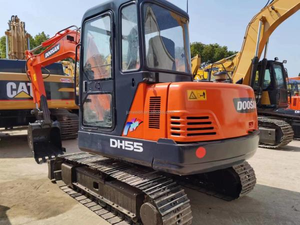 Korea Used Mini Excavator Doosan DH55 5ton Hydraulic Crawler Excavator for Sale