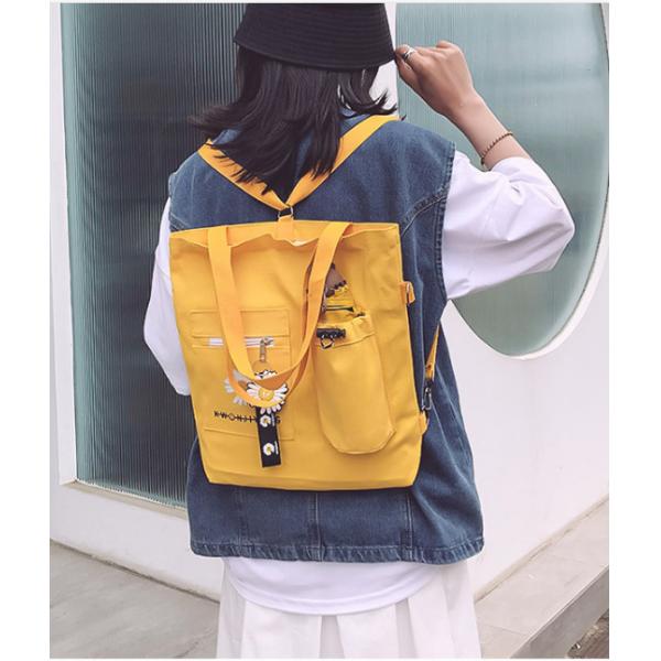 high quality reusable canvas shopping bag ladies tote bags with zipper fashionable cotton handbag school bag for kids