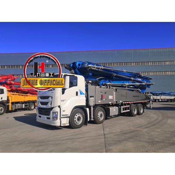 Concrete Pump Truck China JIUHE 56M Concrete Pump Truck Cement Boom Truck Concrete Pumping Equipment