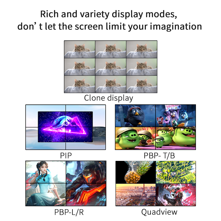 4K60 Video Wall Controller with 9 HDMI Outputs and 3-Year Warranty for Multi-Display Processing