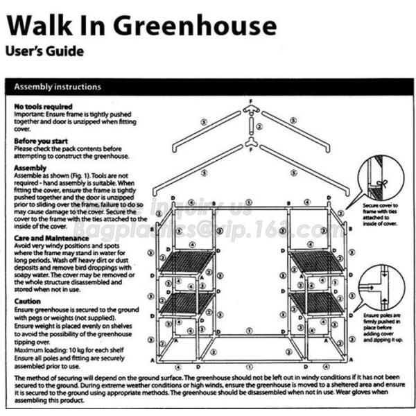 Hydroponics Garden Indoor Plant Growth Green House Grow TentWalk