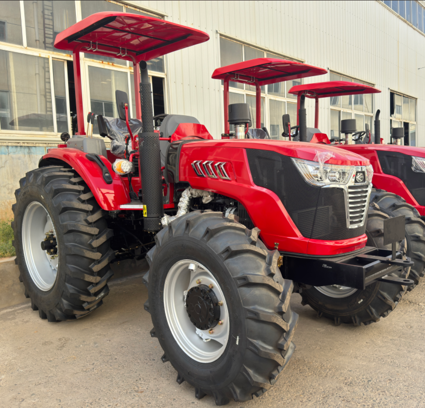 Chinese Farm Tractor with 73.5KW Engine Power 12F 12R Transmission and Turbocharged Intercooler