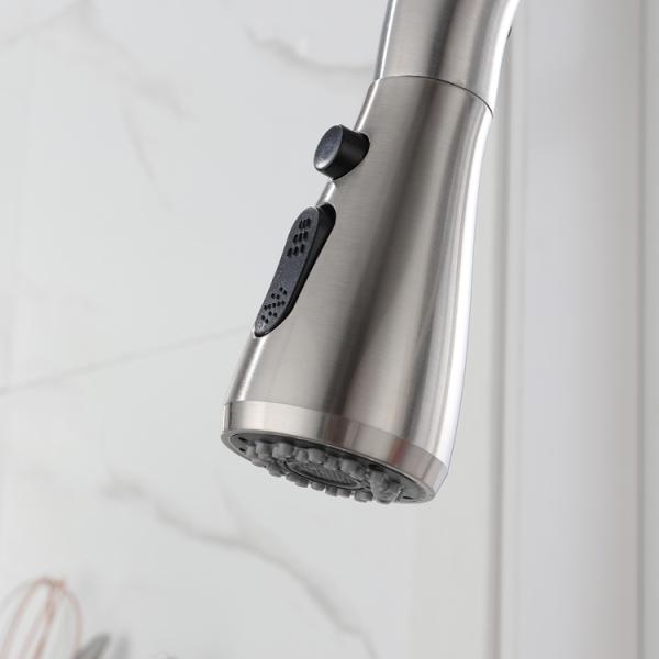 Hotel SUS 304 Brushed Black Pull Out Hot And Cold Water Bathroom Kitchen Sink Mixer Faucets