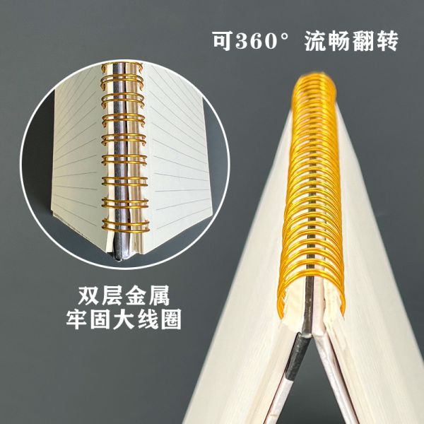 Spiral Binding Custom Journal Notebook 5.8 X 8.3 Inches Ideal for Corporate Events Conferences and Professional Meetings
