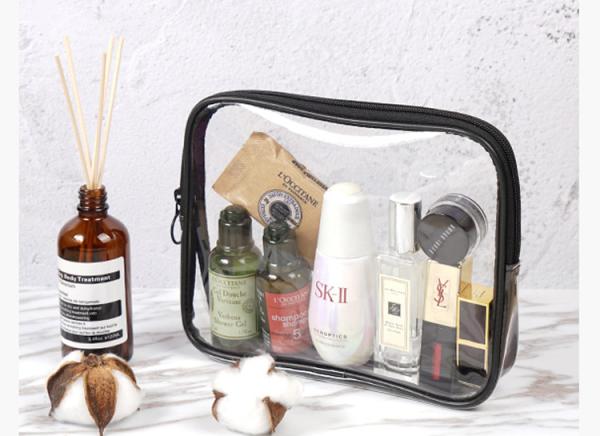TPU waterproof transparent travel simple Korea large capacity multi-functional lady wash bag for toiletries