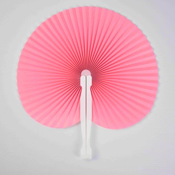 Heart/Round Hand Fan Clappers Solid Color - Wedding Party Use Factory Price