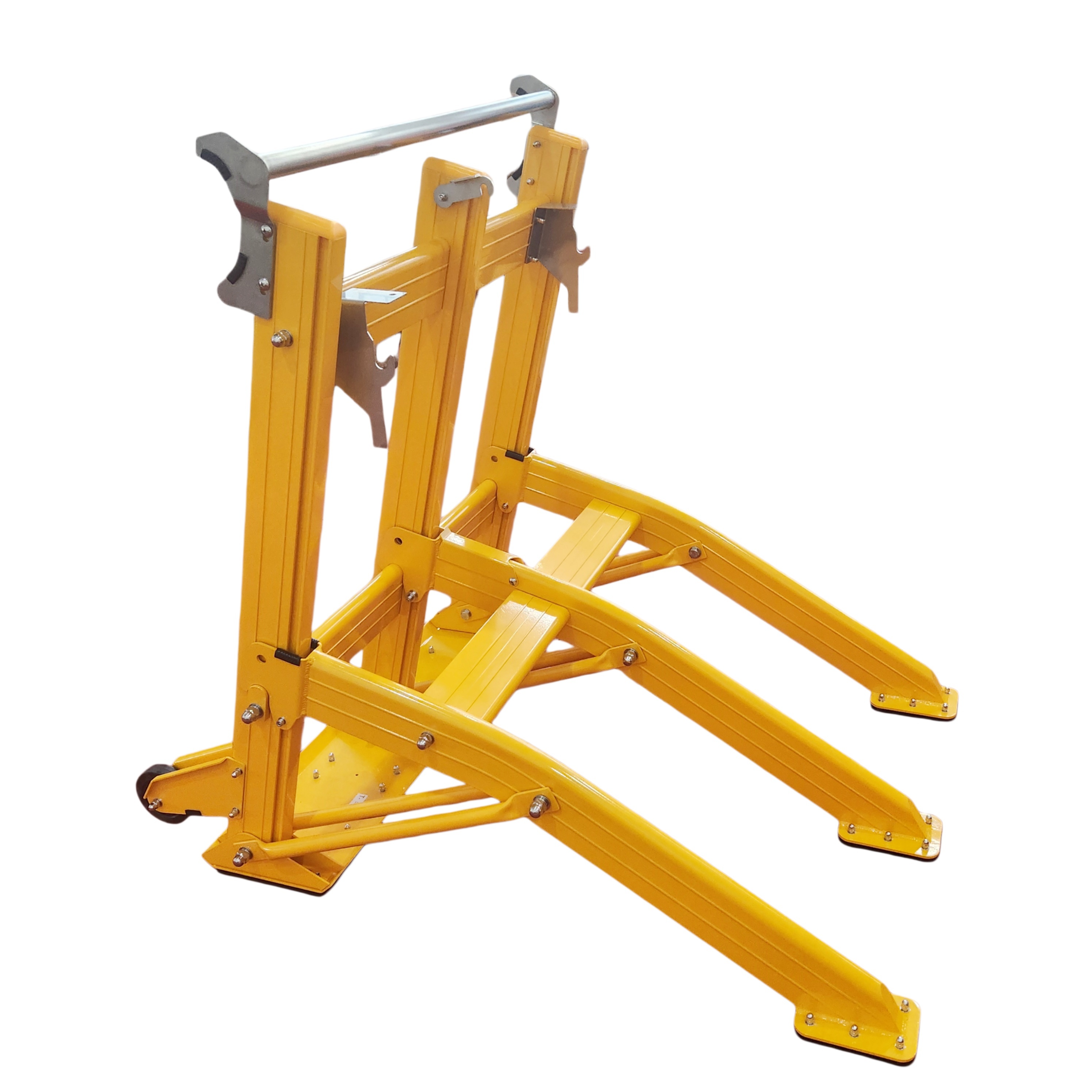 Lightweight Aluminum Portable Vehicle Barricades with Foldable Design for Short-Distance Braking in Road Safety