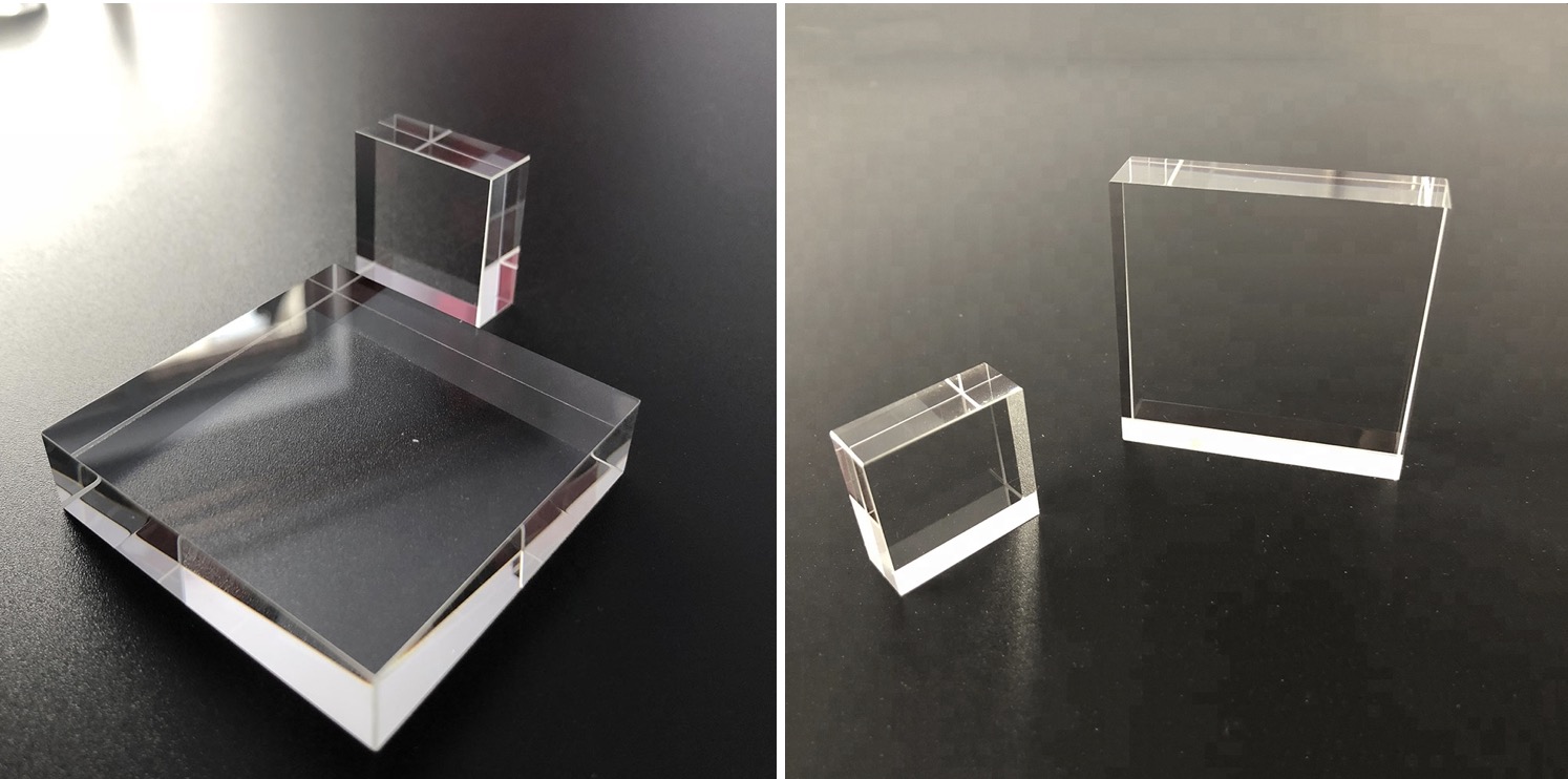 Окно бесцветного сапфира Hexahedron оптически стеклянное
