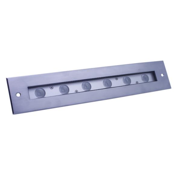 Luz de aço inoxidável da piscina do diodo emissor de luz da tampa IP68 da lâmpada subaquática branca do diodo emissor de luz 6x3W