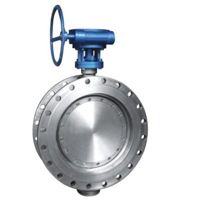 Class 150 Stainless Steel Eccentric Butterfly Valve , Flanged Triple Offset Butterfly Valve