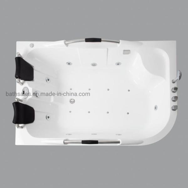 Outdoor SPA Customized Corner Hot Bath Tub Acrylic Whirlpool Massage Bathtub for 2 Person