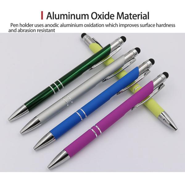 Un stylo à bille en aluminium classique à écran tactile de 1,0 mm
