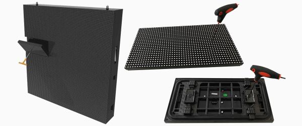 High Brightness Front Service LED Display , 500x500mm LED Signs With Front Access