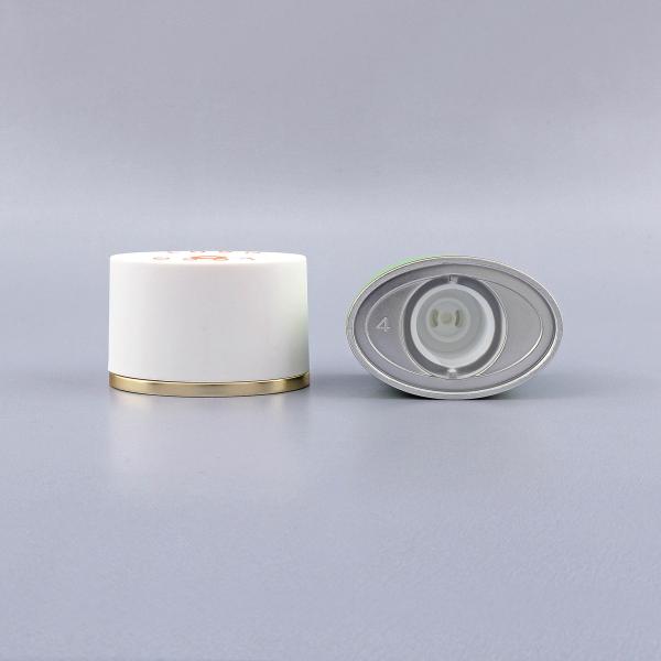 Oval Face Mask Tube 40mm Diameter Empty Cream Tube With Center Dispensing Caps