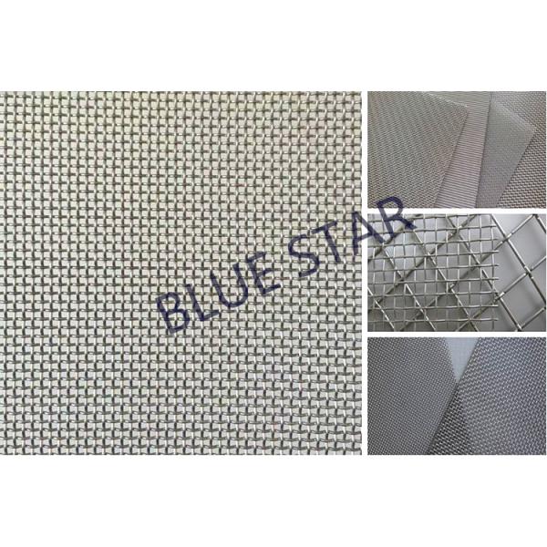 Stainless Steel Crimped Wire Mesh For Water Purifier Barbecue Light Duty Square Hole