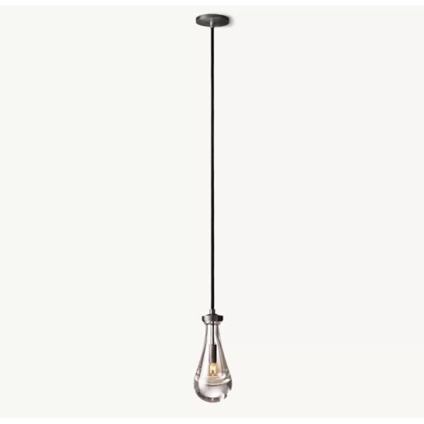 Никель / латунь / бронза подвешенная кухня дождь стекло подвесная освещение