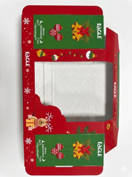 Recyclable corrugated cardboard box offering customizable dimensions and sturdy build suitable for heavy duty shipping