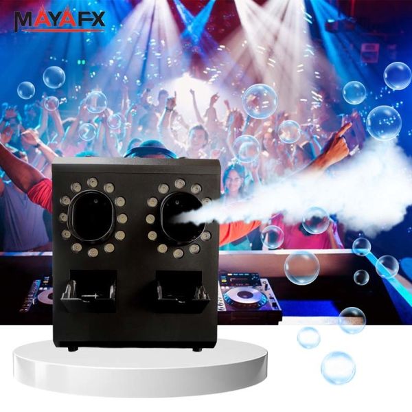 LED Smoke Bubble Blaster with 2000W Power DMX512 Control and 50-60 m² Coverage for Indoor Outdoor Events