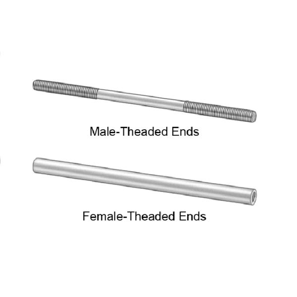 Нержавеющая сталь крепежных деталей 316 оборудования специальности OEM гальванизировала все стержни штанги резьбы