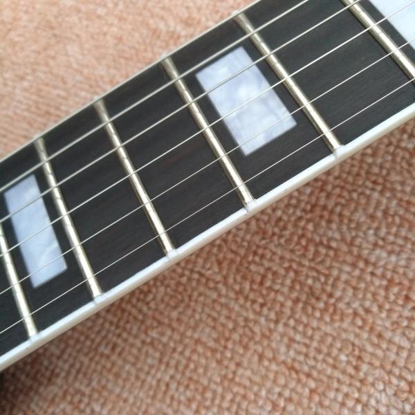 Custom LP electric guitar, Ebony fingerboard frets binding electric guitar with Chrome hardware, free shipping