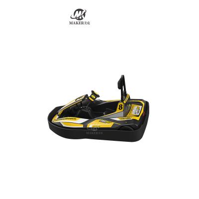1 pessoa Kiddie Rides Machine Duplo Motor Racing Elétrico Go Kart Freio eletrônico 350w