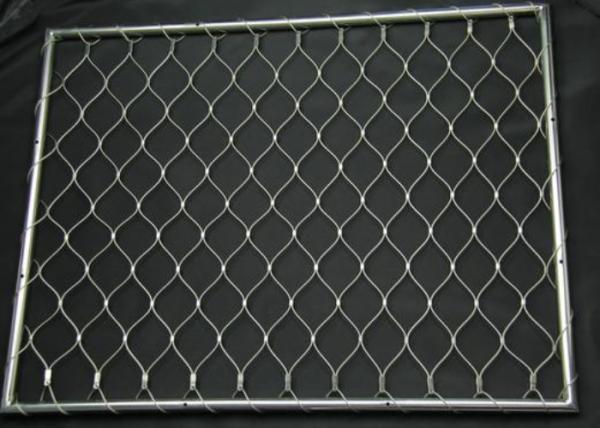 2.0mm Balustrade Mesh câble en acier inoxydable Ferrule Mesh corde