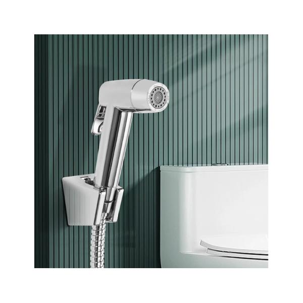 Chrome Lizhen Simple Fashion Style Shower Handheld Bidet Spray Kit With Hose Toilet Sprayer Cleaning Toilet Parts