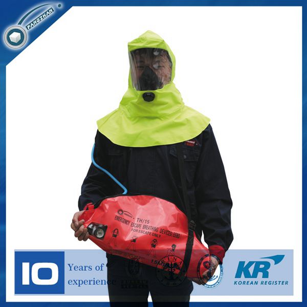 Steel Cylinder Full Face Breathing Apparatus 3L Air 15 Mins Working Duration