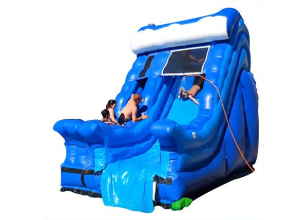 Popular Commercial Inflatable Water Slides For Adults Customized Size
