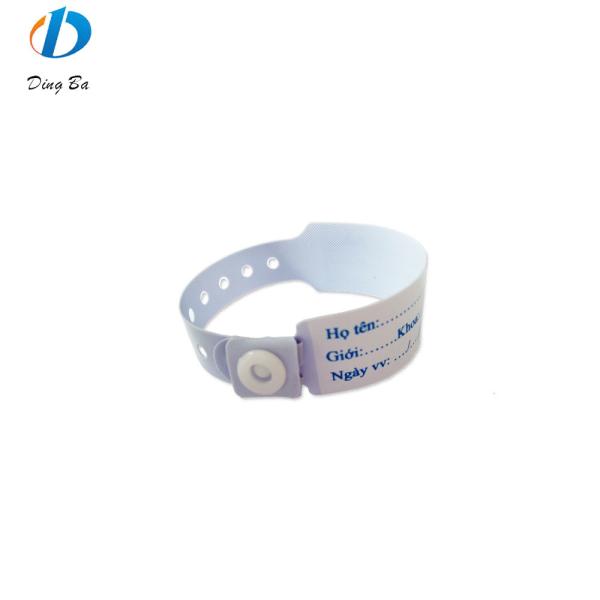Effortless Hospital ID PVC RFID Baby Wristband for Smooth Patient Identification