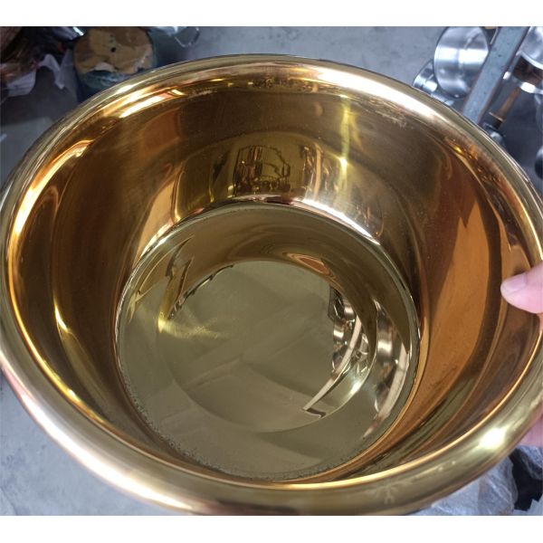 Vacuum Metalizing Equipment For Stainless Steel Wash Basins, High Gloss PVD Coating Machine For Kitchen Sinks