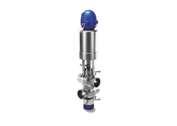 Compact Design Stainless Steel Sanitary Valves / Hygienic Unique Mixproof Valves