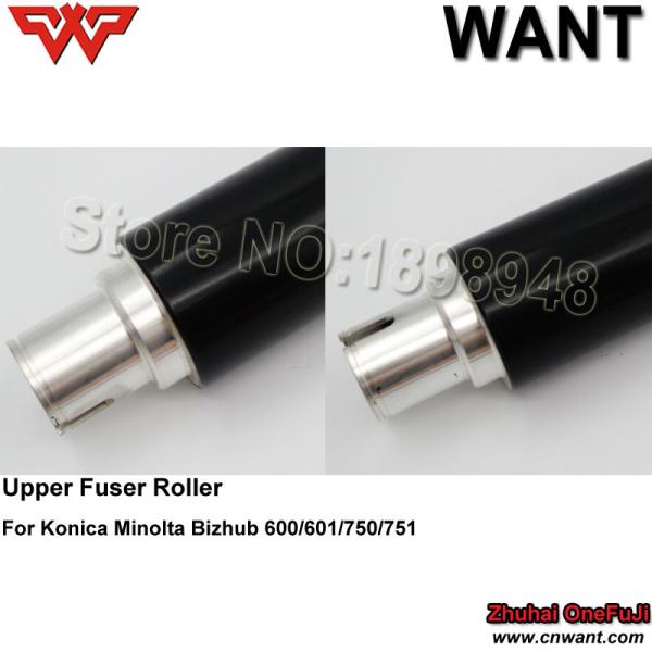 56AE53052 Upper Fuser Roller BH600 BH750 K7155 K7165 For Konica Minolta Bizhub 600/601/750/751;K-7155/7165 upper roller